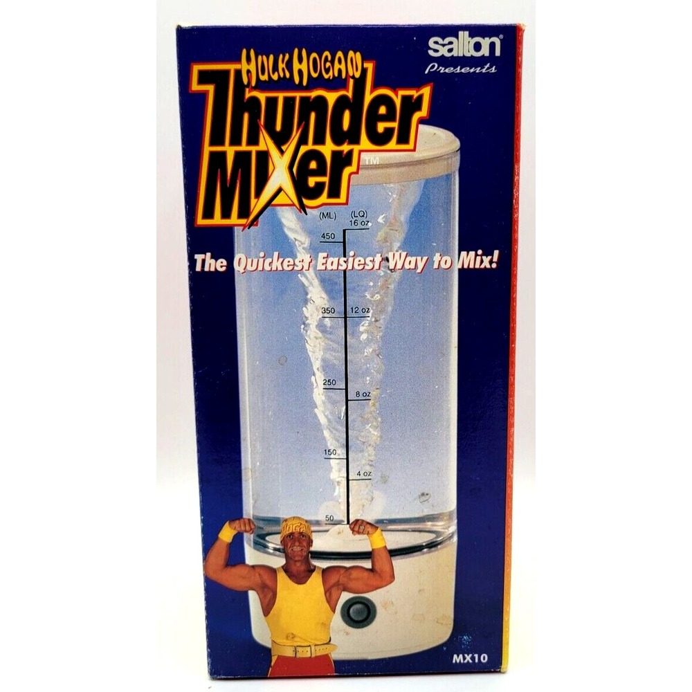 HULK HOGAN THUNDER MIXER‎ MX10 LE SALTON WRESTLING NEW VINTAGE 1996 WWF WWE WCW